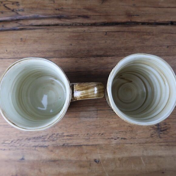 VINTAGE COUNTRY FRUIT DESIGN COFFEE TEA CUPS NWOT - Picture 3 of 3